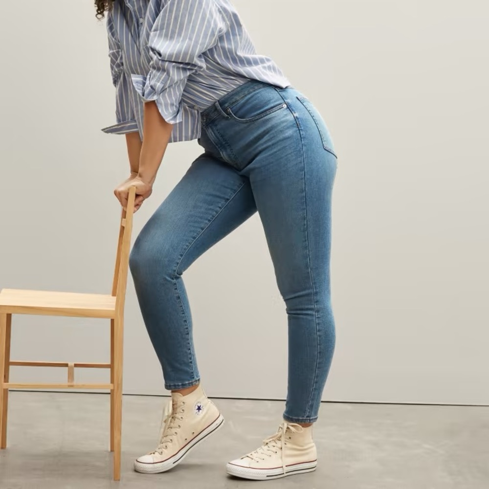 Everlane Curvy Authentic Stretch High Rise Skinny Jean